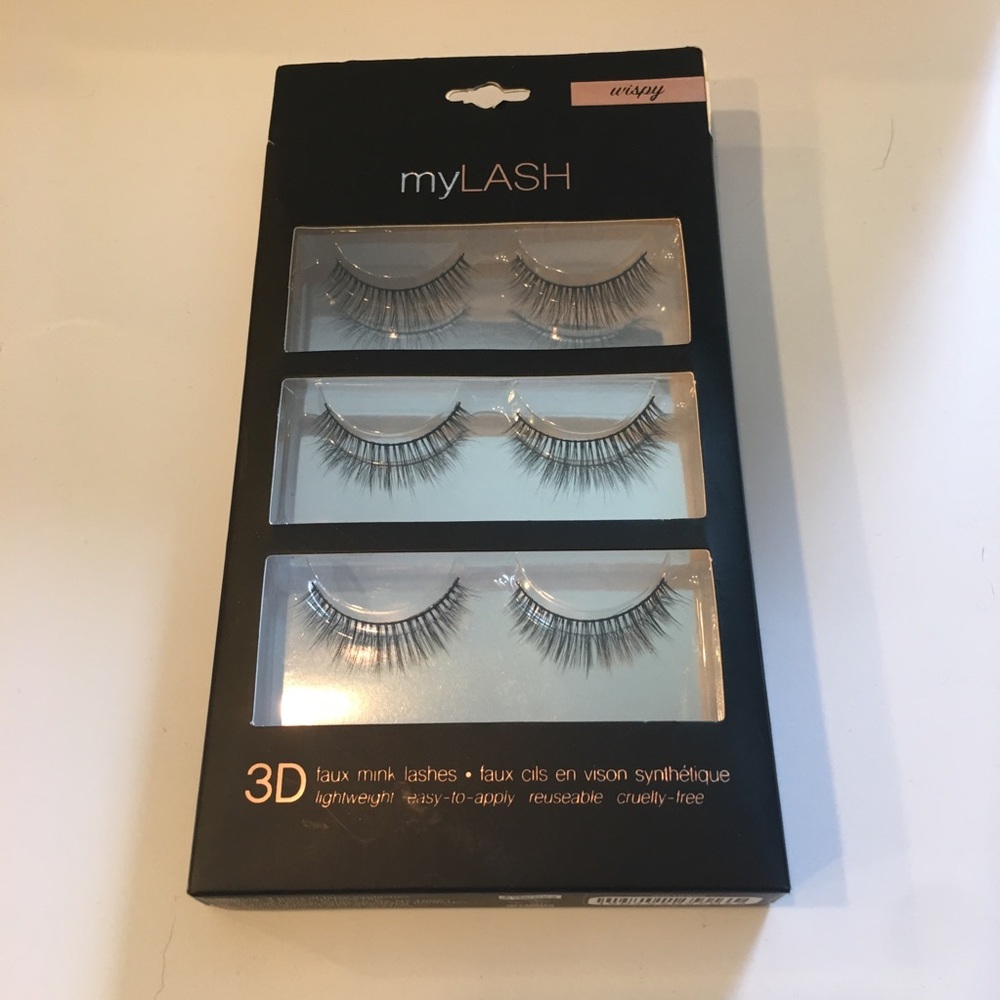 myLash WISPY 3D faux mink lashes
Includes 3 pairs